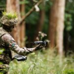 Premium Photo | Modern Warfare Technology Drone Live Feed